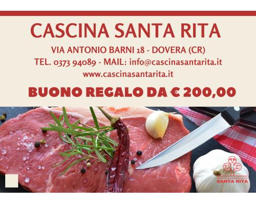 Buono Spesa da € 200,00| Cascina Santa Rita
